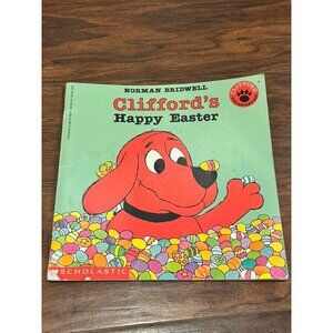 Cliffords Happy Easter By Norman Bridwell Scholastic Paperback Childrens Book